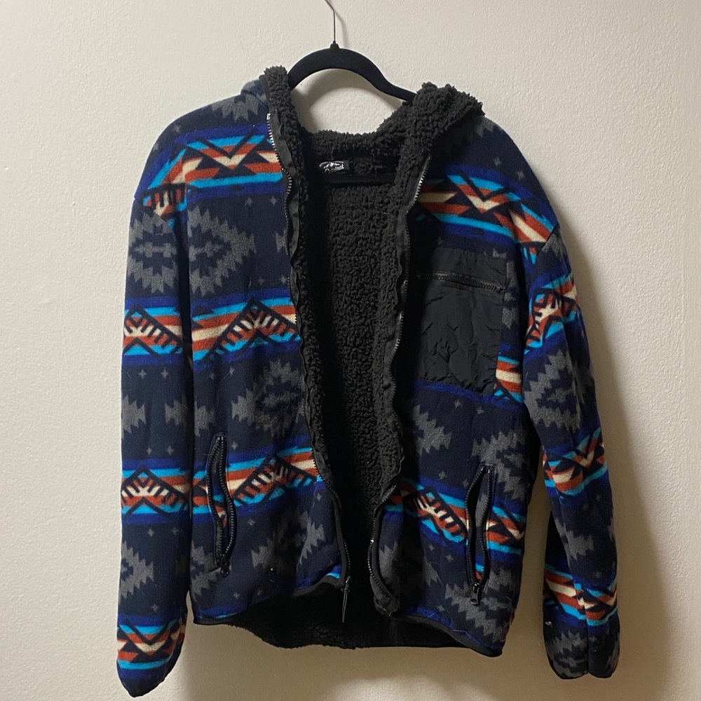 Original Deluxe Charcoal Fleece Jacket